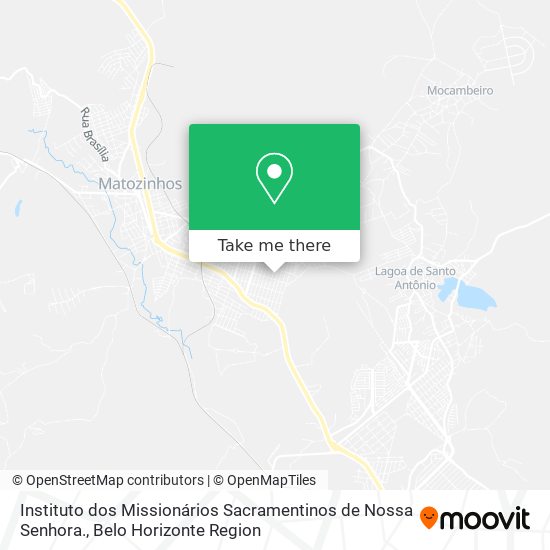 Instituto dos Missionários Sacramentinos de Nossa Senhora. map