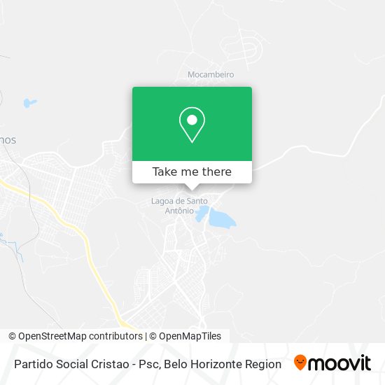 Partido Social Cristao - Psc map