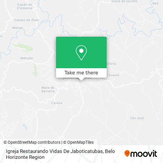 Igreja Restaurando Vidas De Jaboticatubas map