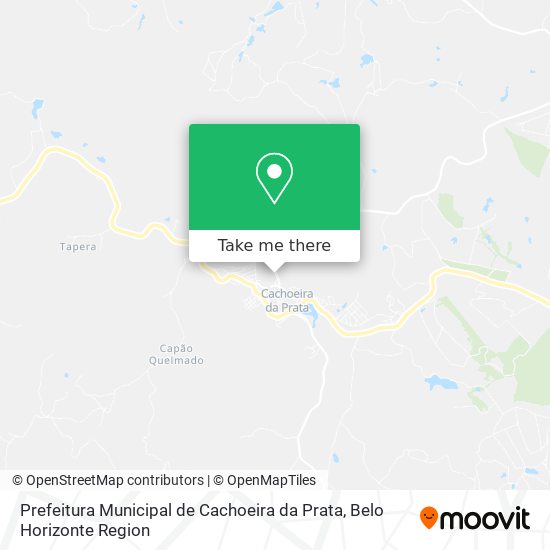 Prefeitura Municipal de Cachoeira da Prata map