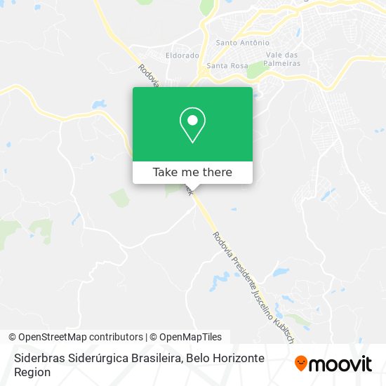 Siderbras Siderúrgica Brasileira map