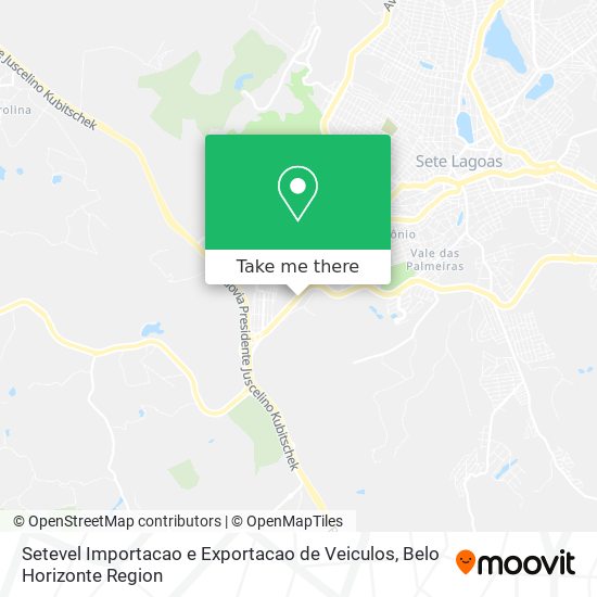 Setevel Importacao e Exportacao de Veiculos map