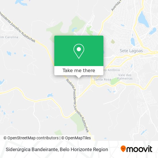 Siderúrgica Bandeirante map