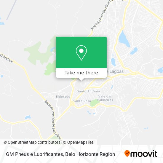 GM Pneus e Lubrificantes map