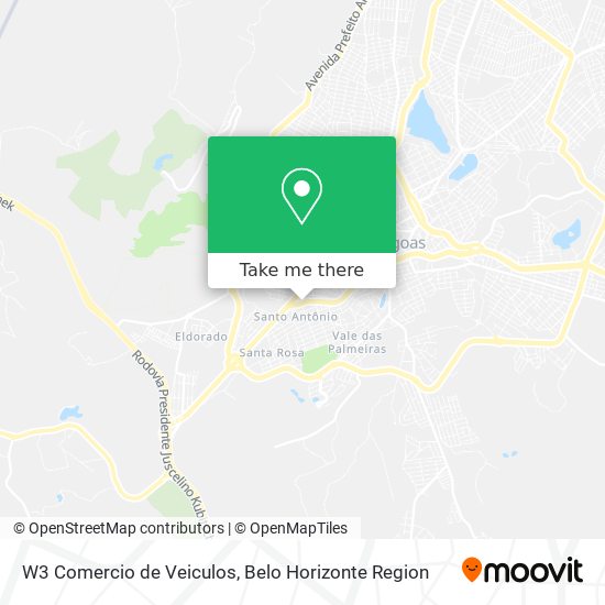 W3 Comercio de Veiculos map