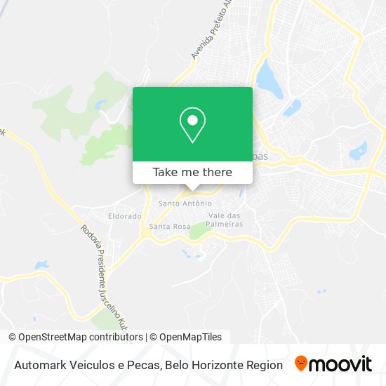 Automark Veiculos e Pecas map