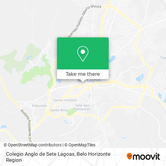 Colegio Anglo de Sete Lagoas map