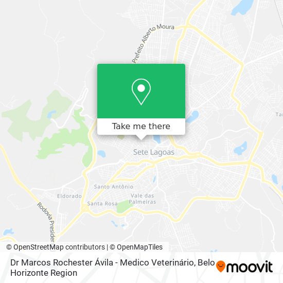 Dr Marcos Rochester Ávila - Medico Veterinário map