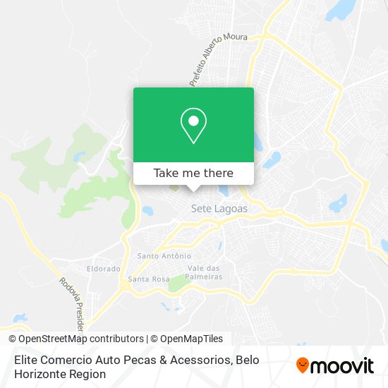 Elite Comercio Auto Pecas & Acessorios map