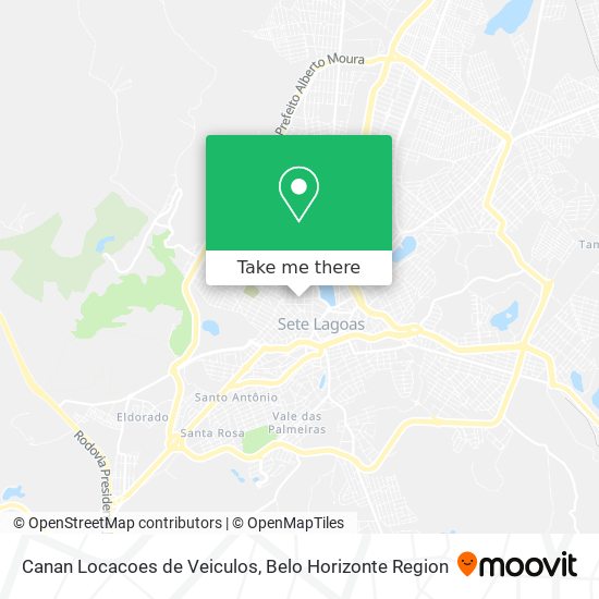 Canan Locacoes de Veiculos map