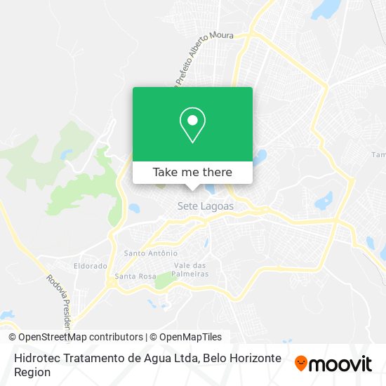 Hidrotec Tratamento de Agua Ltda map