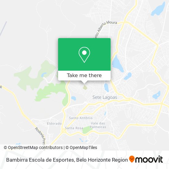 Bambirra Escola de Esportes map