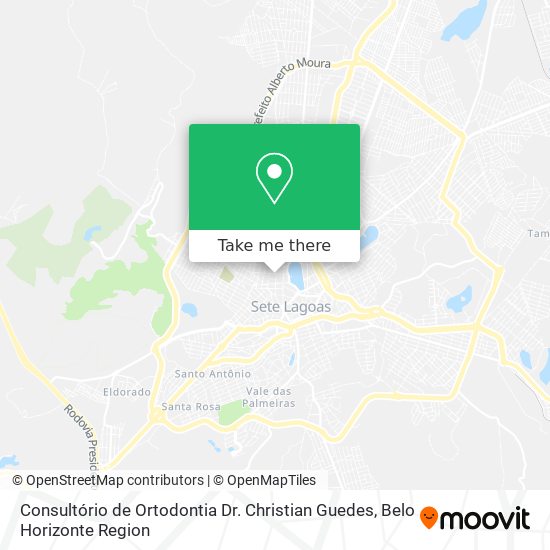 Consultório de Ortodontia Dr. Christian Guedes map