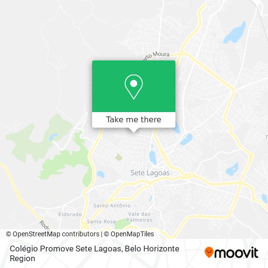 Colégio Promove Sete Lagoas map