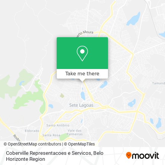 Coberville Representacoes e Servicos map
