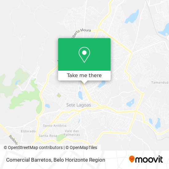 Comercial Barretos map