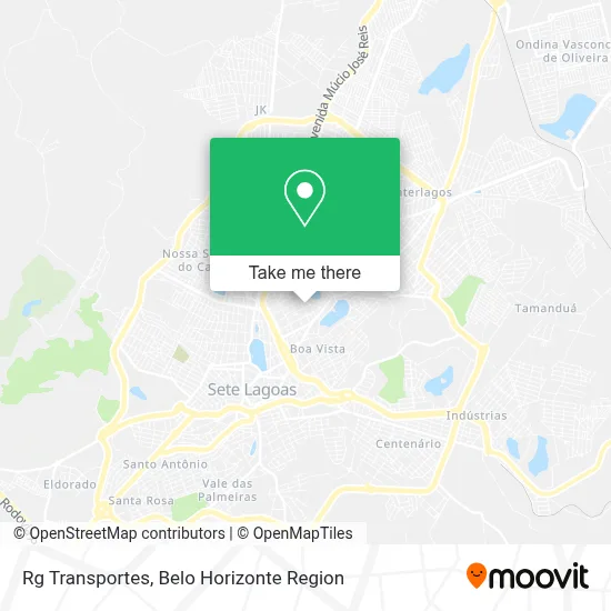 Rg Transportes map