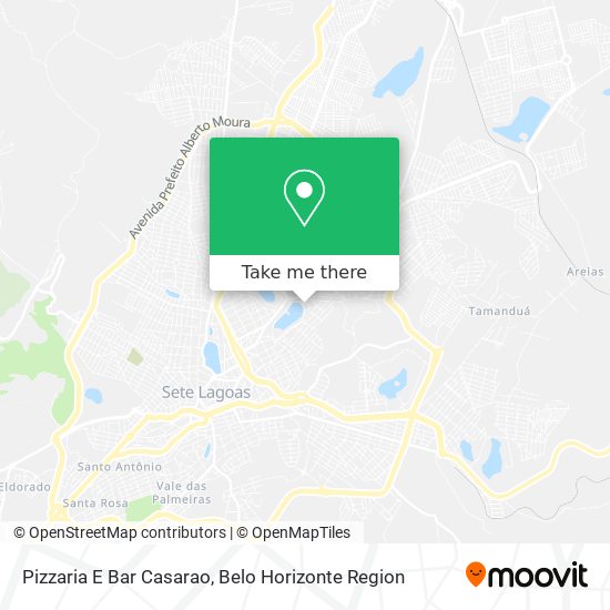 Pizzaria E Bar Casarao map