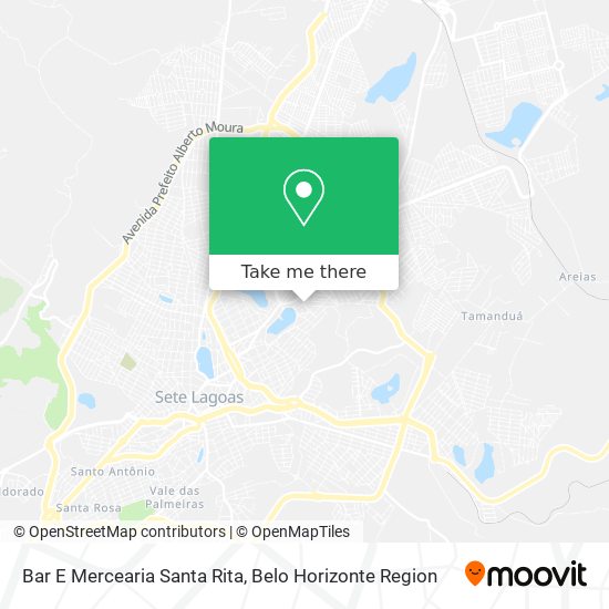 Bar E Mercearia Santa Rita map