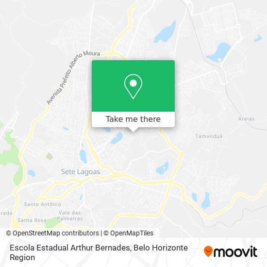 Escola Estadual Arthur Bernades map
