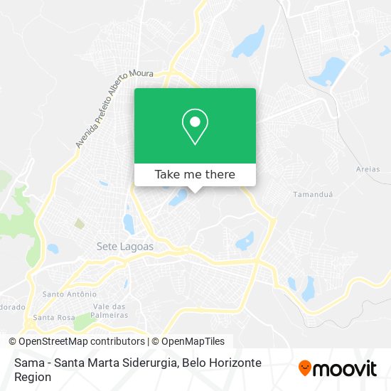 Sama - Santa Marta Siderurgia map