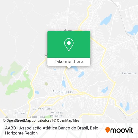 AABB - Associação Atlética Banco do Brasil map
