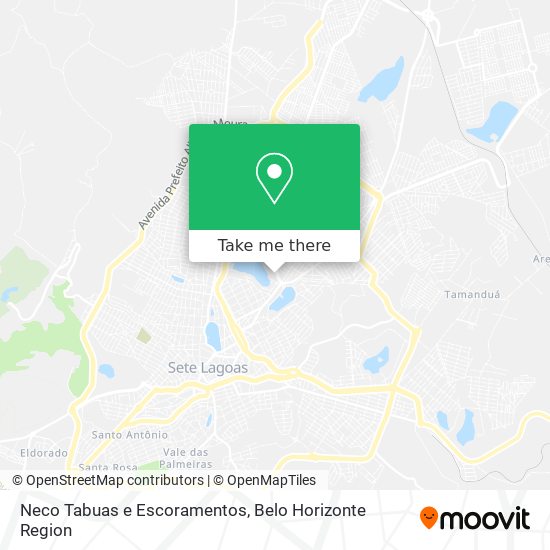 Neco Tabuas e Escoramentos map