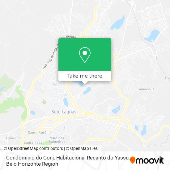 Condominio do Conj. Habitacional Recanto do Yassu map
