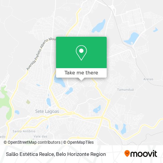 Salão Estética Realce map