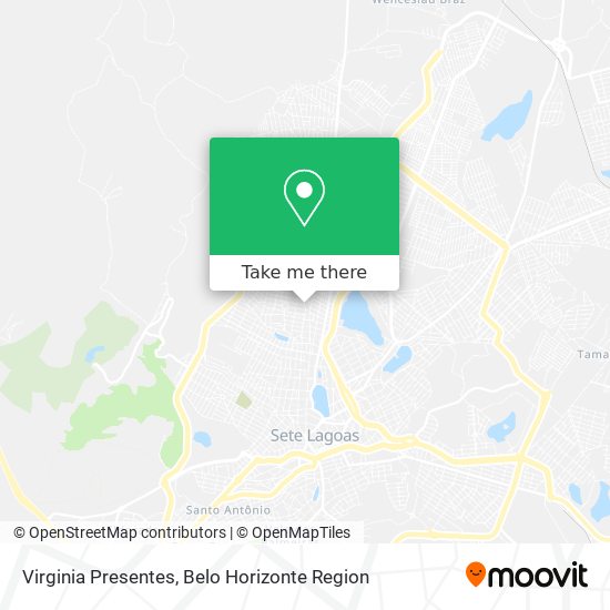 Virginia Presentes map