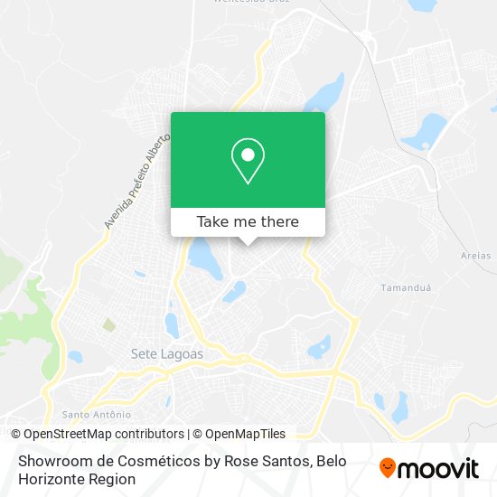 Showroom de Cosméticos by Rose Santos map