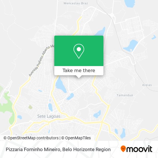Pizzaria Forninho Mineiro map