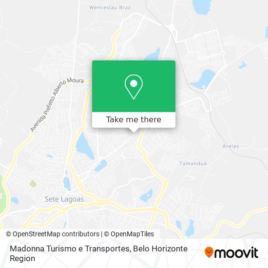 Madonna Turismo e Transportes map