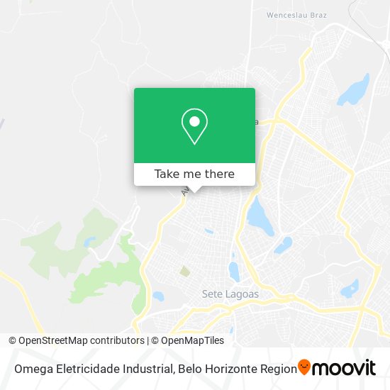 Omega Eletricidade Industrial map