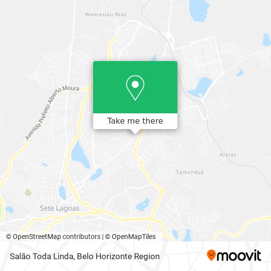 Salão Toda Linda map