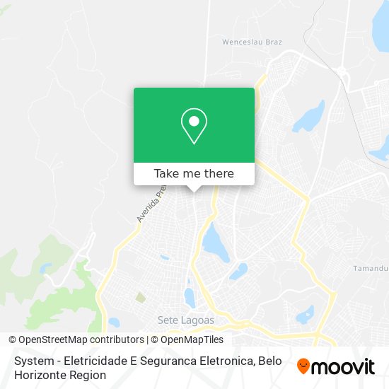 System - Eletricidade E Seguranca Eletronica map