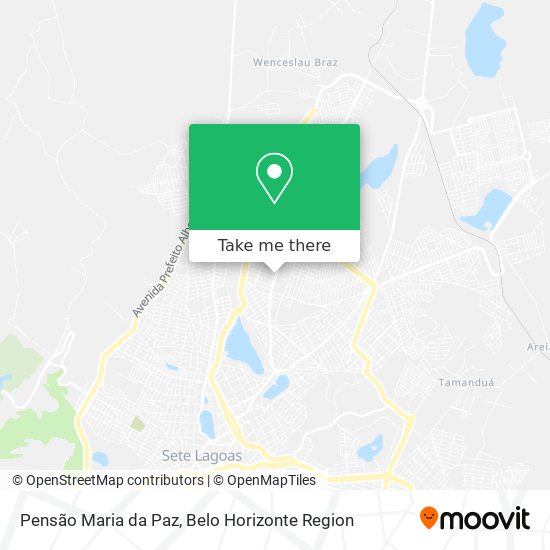 Pensão Maria da Paz map