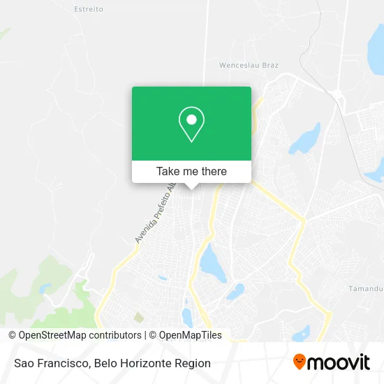 Sao Francisco map