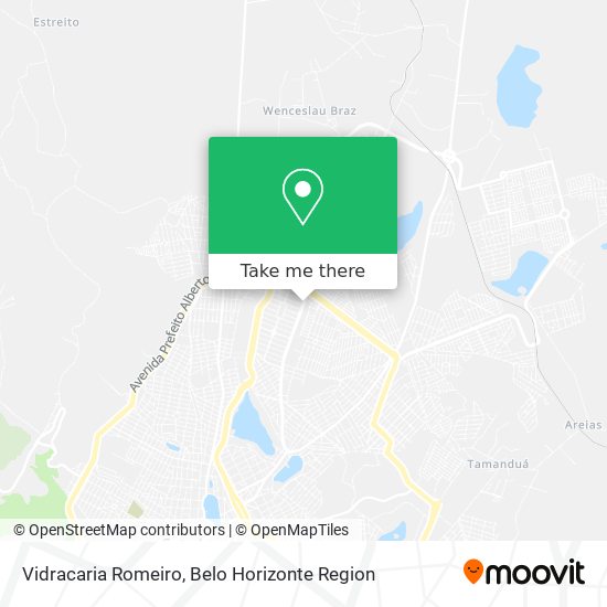Vidracaria Romeiro map