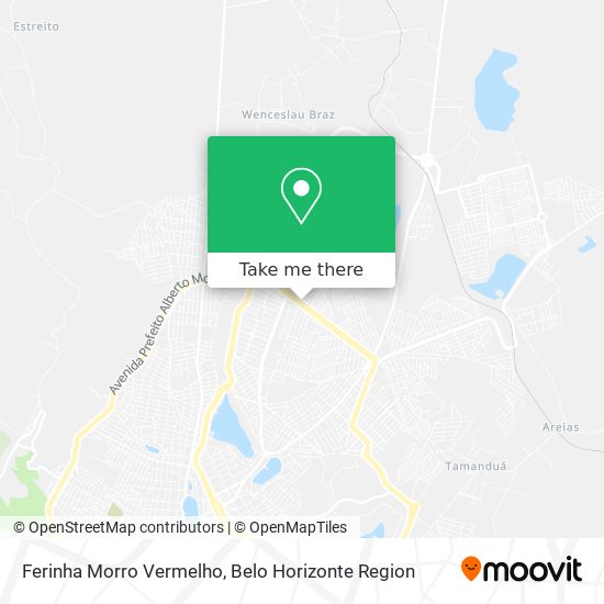 Ferinha Morro Vermelho map