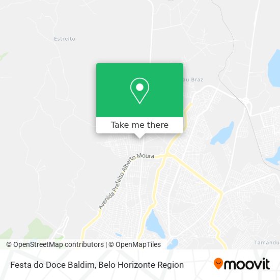 Festa do Doce Baldim map