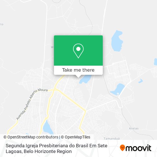 Segunda Igreja Presbiteriana do Brasil Em Sete Lagoas map