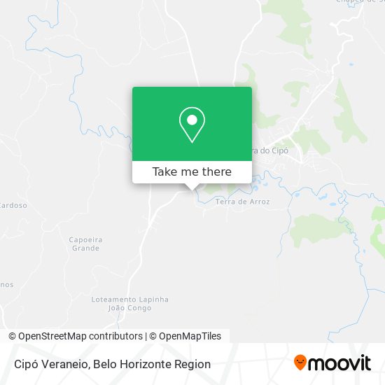 Cipó Veraneio map