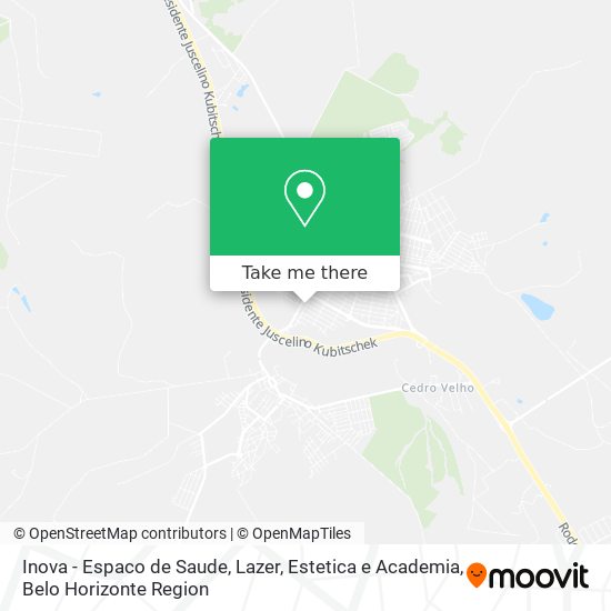 Inova - Espaco de Saude, Lazer, Estetica e Academia map