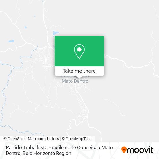 Partido Trabalhista Brasileiro de Conceicao Mato Dentro map