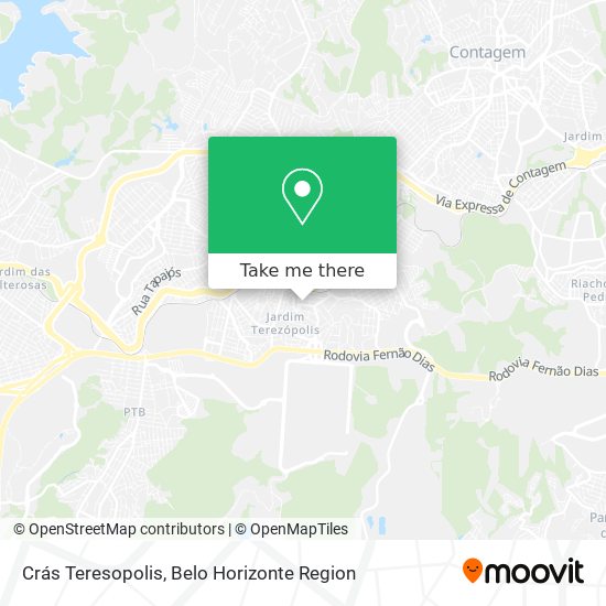 Crás Teresopolis map