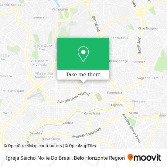 Mapa Igreja Seicho-No-Ie Do Brasil