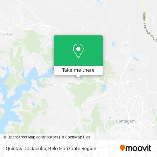 Quintas Do Jacuba map