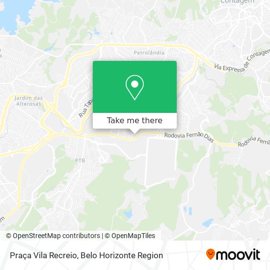 Praça Vila Recreio map