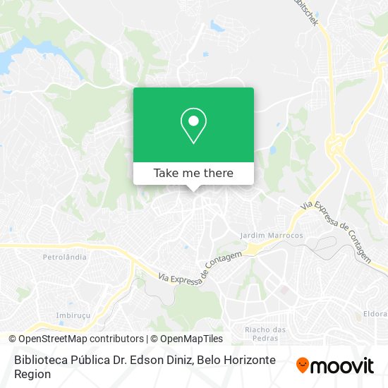 Biblioteca Pública Dr. Edson Diniz map